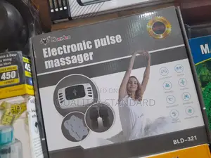 Blue Idea Electronic Pulse Massager (White and Black)