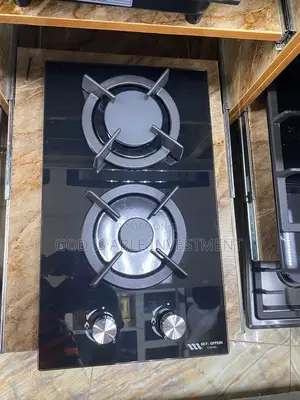 2 Burner Gas Black