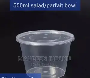 550ml Round Sald/Parfait Bowl- A Pack of 100pcs