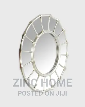 Daisy Champange Silver Mirror