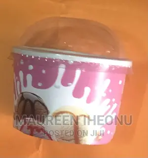 7oz Ice Cream Paper Cup - A Pack of 50pcs