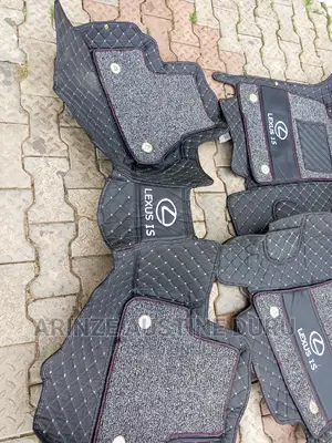 Custom Fit Leather 3D Car Floor Mats for Lexus Is250 Black