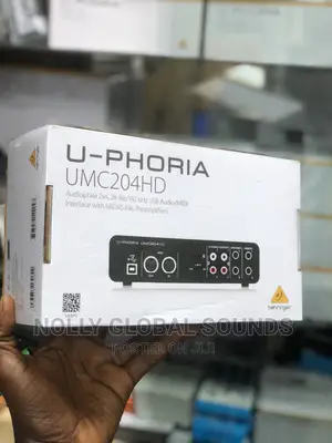 Behringer Uphoria UMC204HD Soundcard