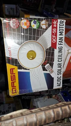 Solar Ceiling Fan 56inches for Home's/ Hotels/ Churches