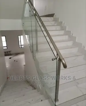 Glass Rails Installed With Sus 304 Rust Free Stainless Steel
