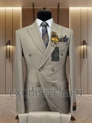 Simoni Marioti Turkish Double Breasted Mens Suit