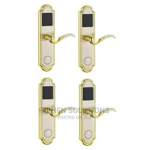 Golden Edge Door Lock 4 Sets