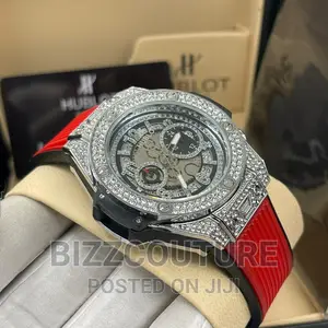 Original HUBLOT RUBBER STRAP WATCH Available in Store