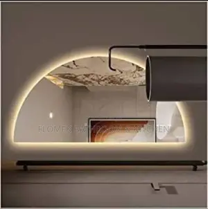Half Moon Led Mirror