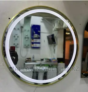 Gold Modern Framed Led Mirrors