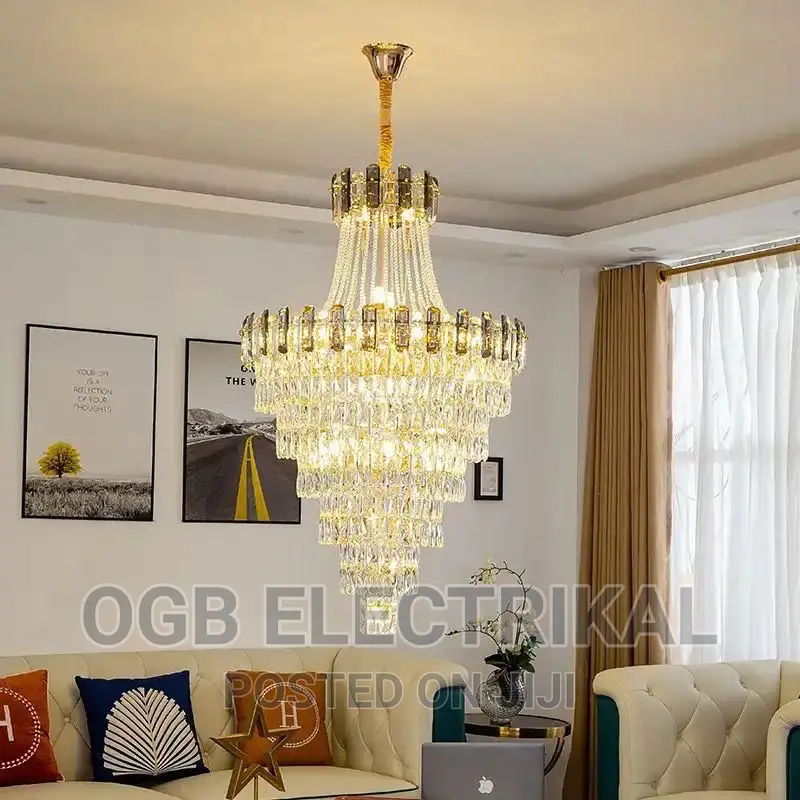 Staircase Crystal Chandelier
