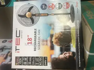 Itec Rechargeable Solar DC Fan