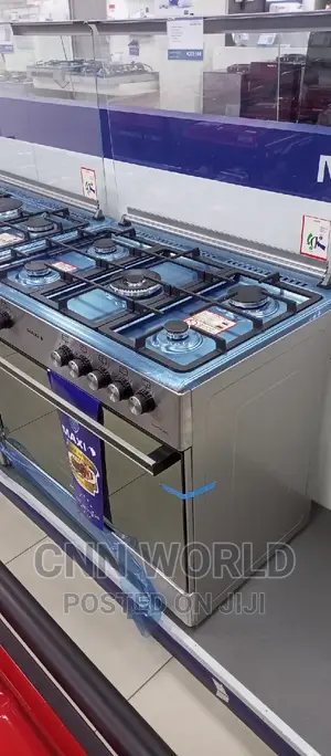 New Maxi Style 90 by 60 Standing 5 Burners All Gas Automatic