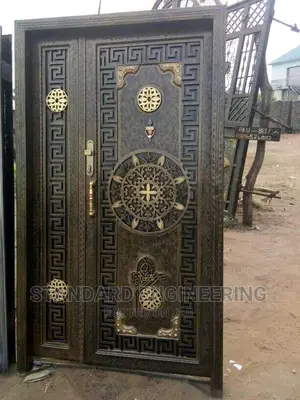 Heavy Iron Door Made of Wrought Iron