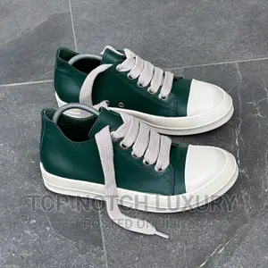 Rick Owen’S DRKSHDW Jumbo Lace Low Grey Men Women Sneakers