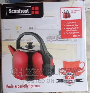 Scanfrost Stainless Steel Spray Kettle 4.3l