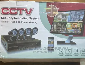 4 Channel CCTV Full Kit (With Internet Nd 5g )