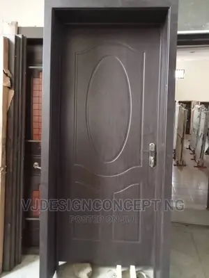 Brown Wooden Doors Solid Gage