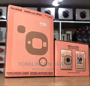 Fujifilm Instax Mini Liplay Hybrid Instant Camera Blush Gold