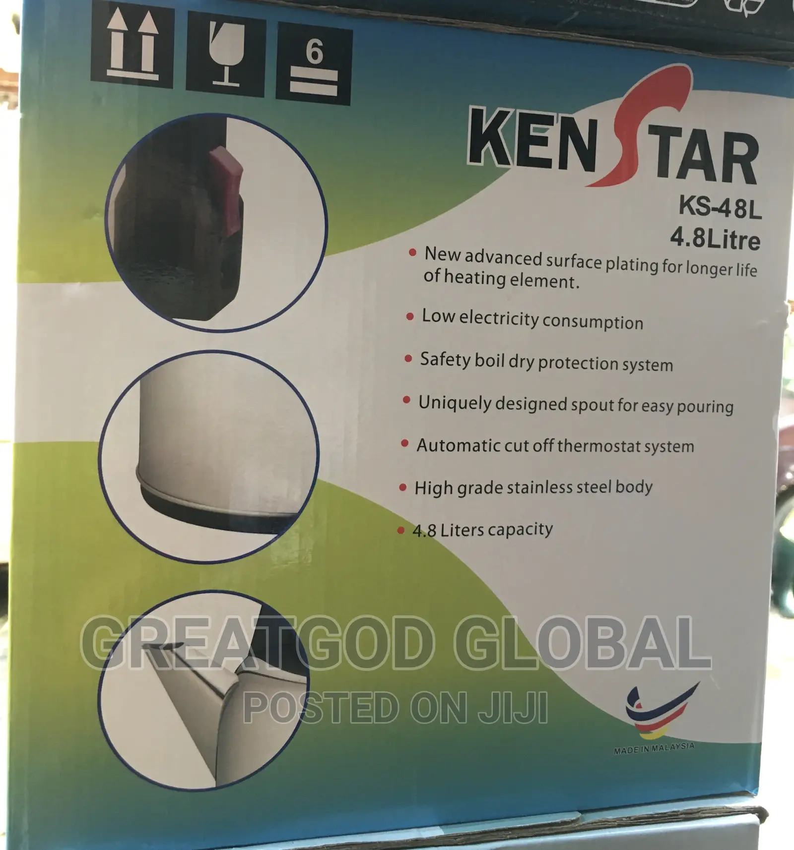 Kensar Ks-48l Automatic Electric Kettle