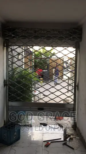 Seeing Through Roller Door.
