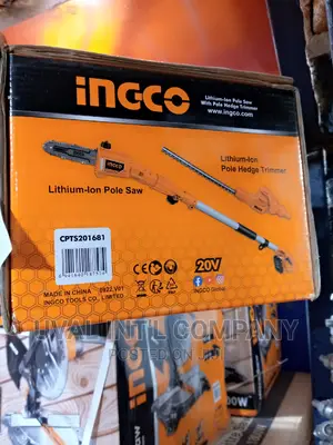 Ingco Lithium-Ion Pole Saw Wit Pole Hedge Trimmer