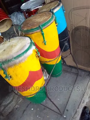 Local or Ghananian Colourful Drum