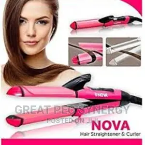 NOVA 2 in 1 Hair Straightener and Curler
