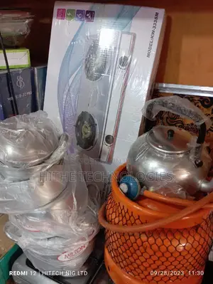 Gas Cooker+Aluminium Pots+ Kettle