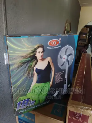 Ox 18-Inch Rechargeable Standing Fan
