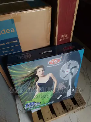Suitable Ox Ox 18inch Rechargeable Standing Fan