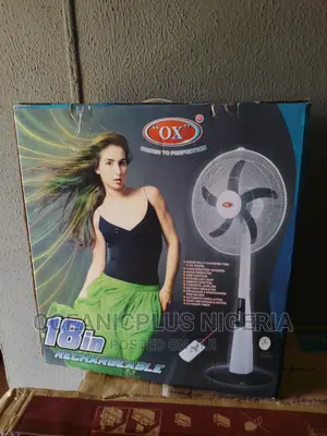 Best Quality Ox Ox 18inch Rechargeable Standing Fan