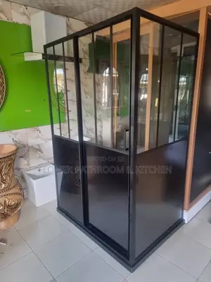 120*90cm Black Shower Cubicle