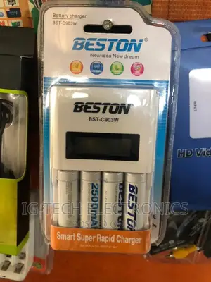 Rechargeable Battery+ Charger AA Digital