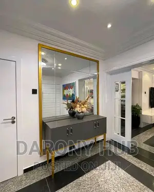 Mirror Wall Decor With Gold Frame