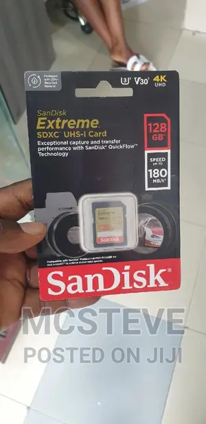 Sandisk Extreme Pro 128gb SDXC Uhc-I Memory Card