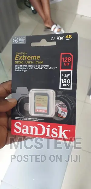 Sandisk Extreme Pro 128gb SDXC Uhc-I Memory Card