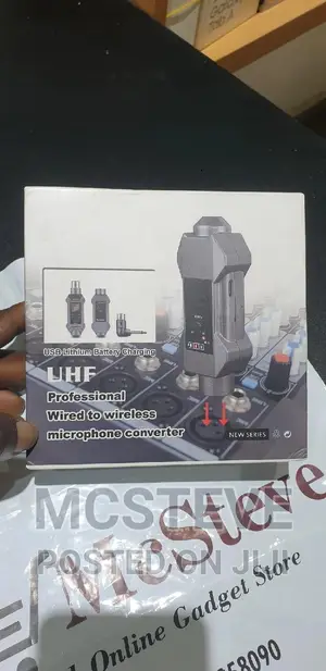 Professional Wired to Wireless Microphone Converter Adapter