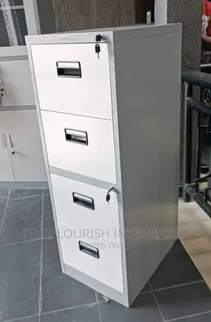 Filling Office Cabinet With 4 Drawers