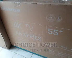Brand New Hisense Smart Tv 55a6k. Made by Fouani