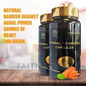 Natural B Carotene Capsules Make You Look Fresh