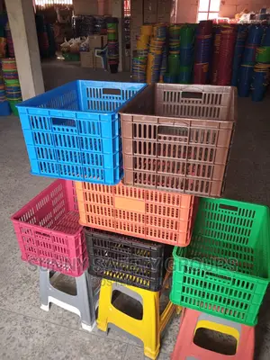 Quality Shopping, Bread, Fruits Crates