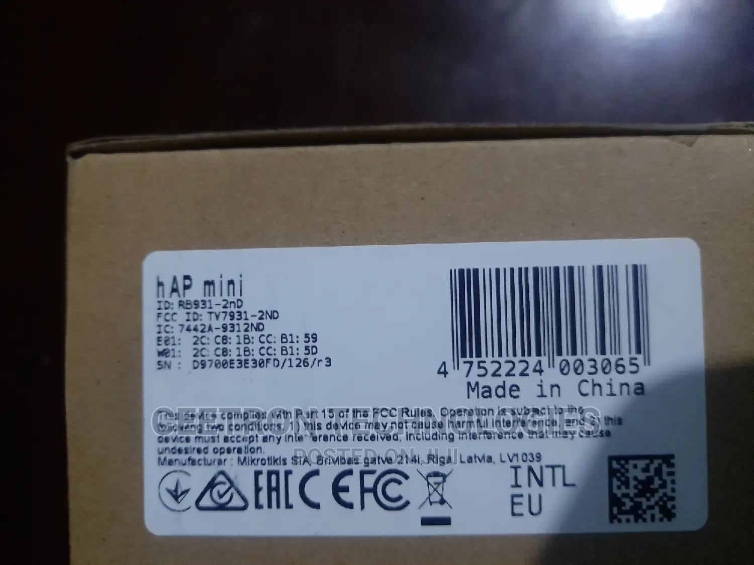 Mikrotik Hap Mini
