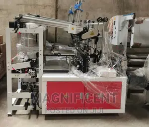 Four Lines Double Deck Nylon Bag Making Cutting and Sealing Machine