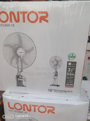 Lontor Rechargeable Mist Fan 18"