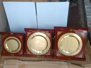 Set of Wood Award Plaque