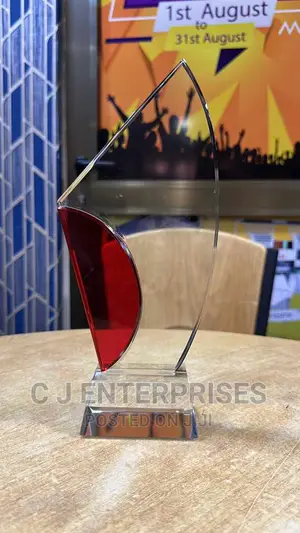 Glass Award Plaque B89
