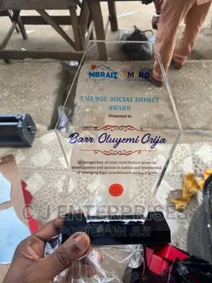 Acrylic Award Plaque W42