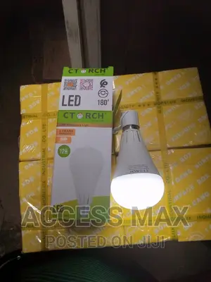 12-Watt LED Chargeable Bulbs (C Torch)