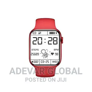 T900 Pro Max Smartwatch Series 7 - Latest Edition -Red